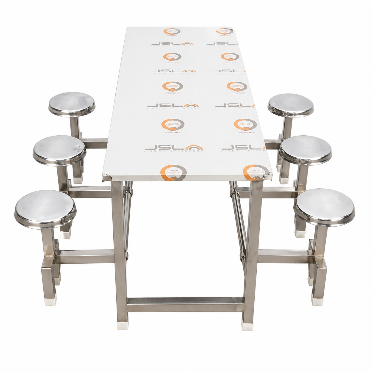 SS Dining table with stools