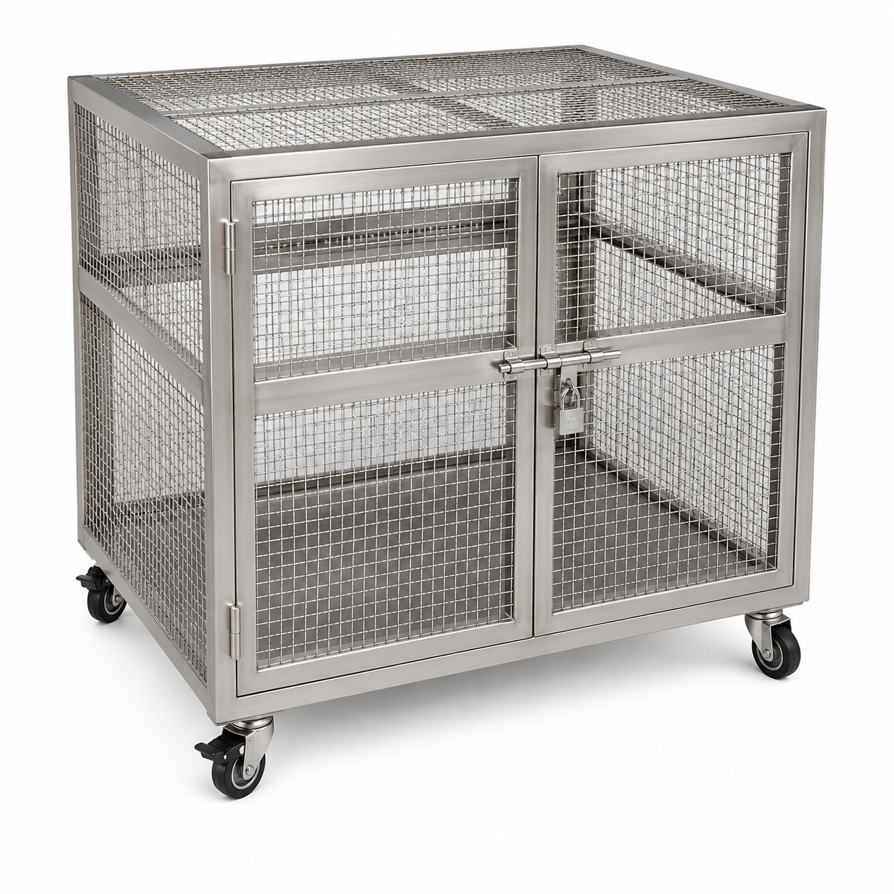 Stainless Steel Cage Trolley