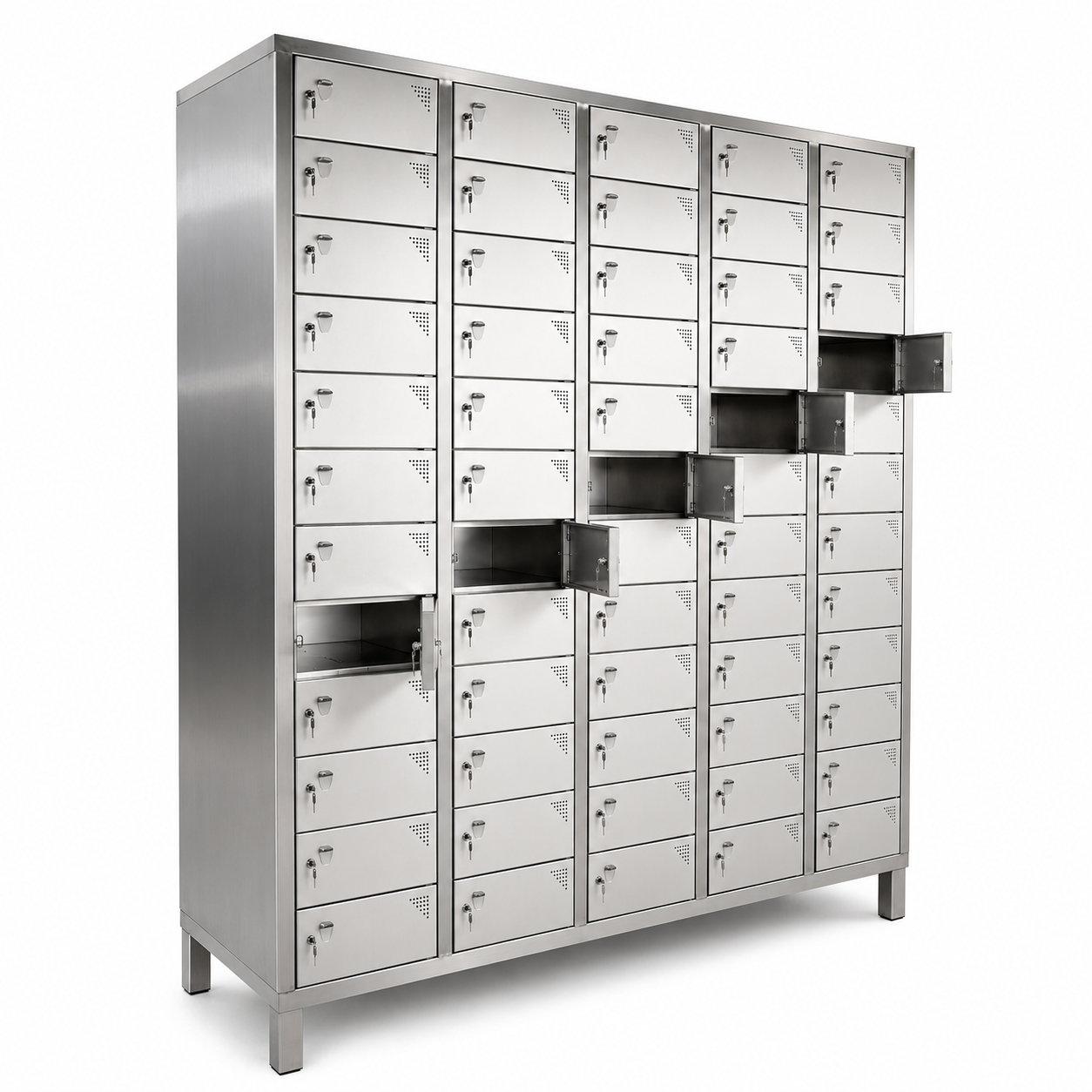 SS Mini Compartment Locker Cabinet