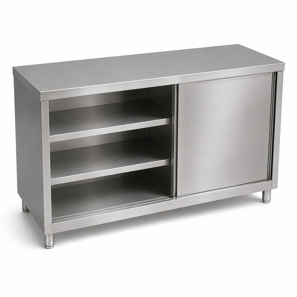 SS Bench Under Storage Shelf