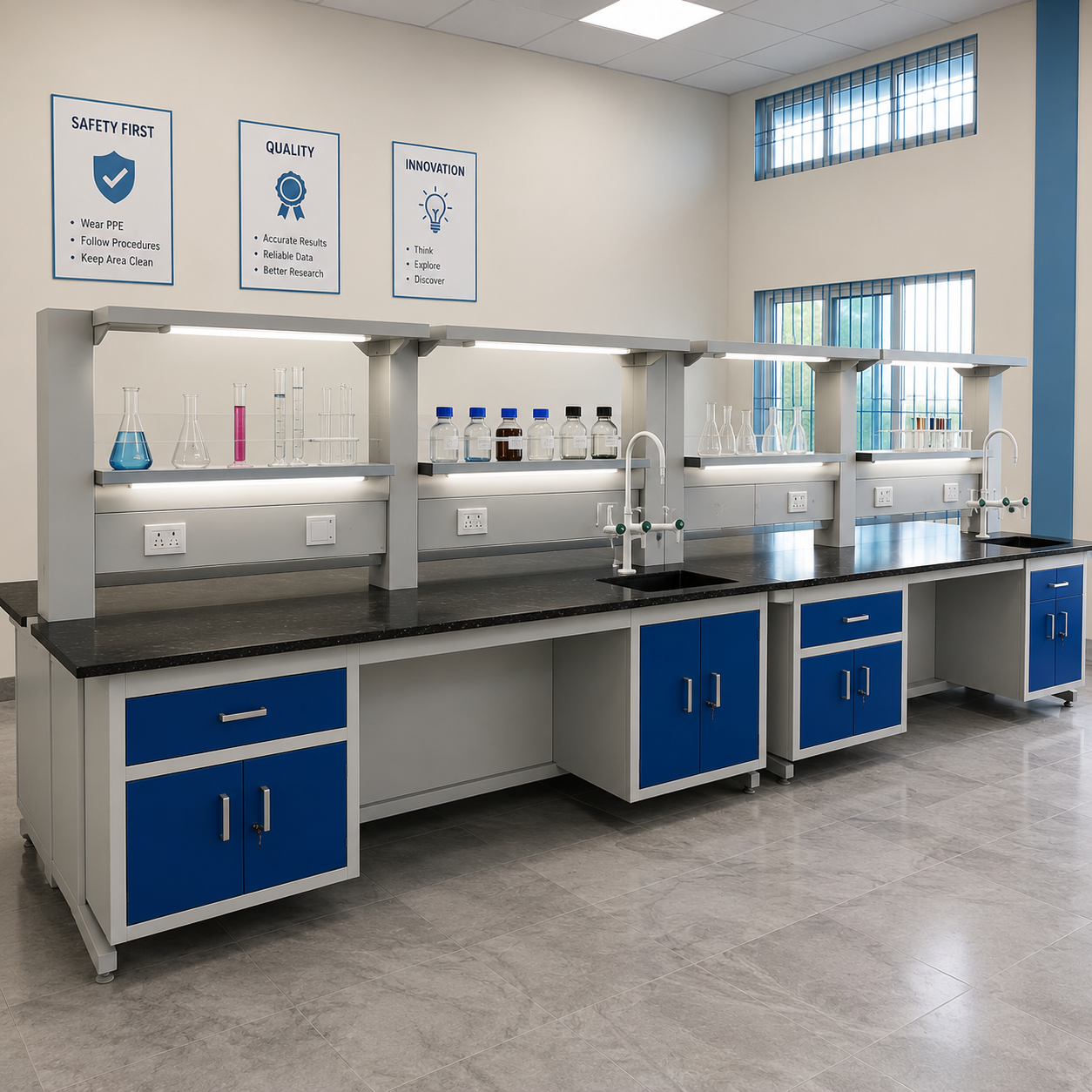 Science Laboratory Table