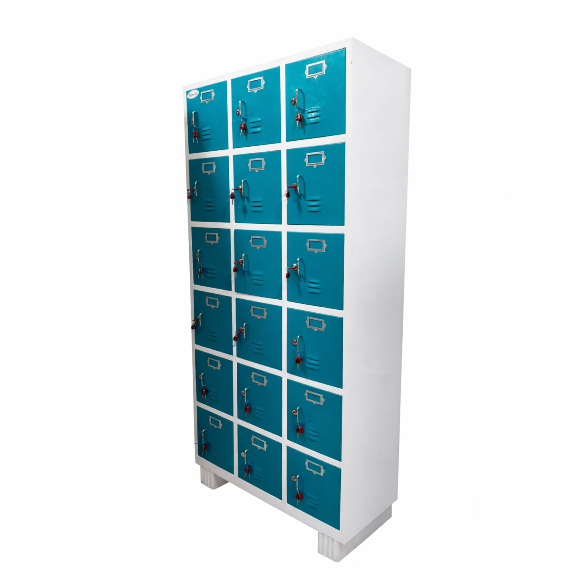 MS Staff Lockers 18 Storage (Turkish Blue)